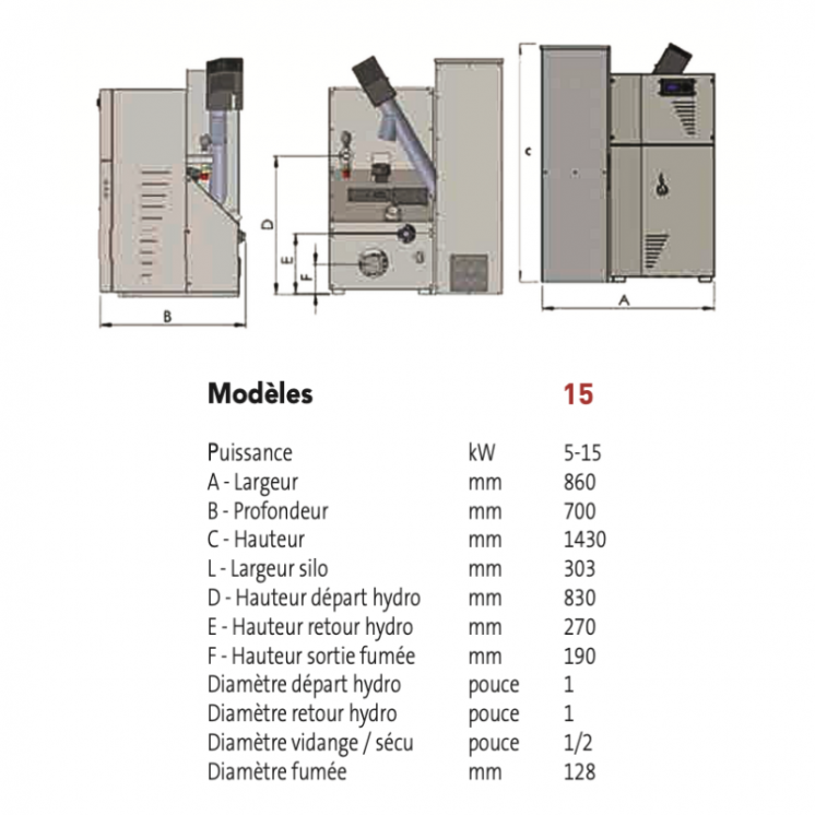 Chaudière EDA 15