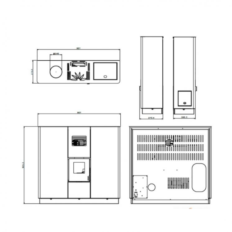 CORTINA 11 - Etanche Concentrique Canalisable